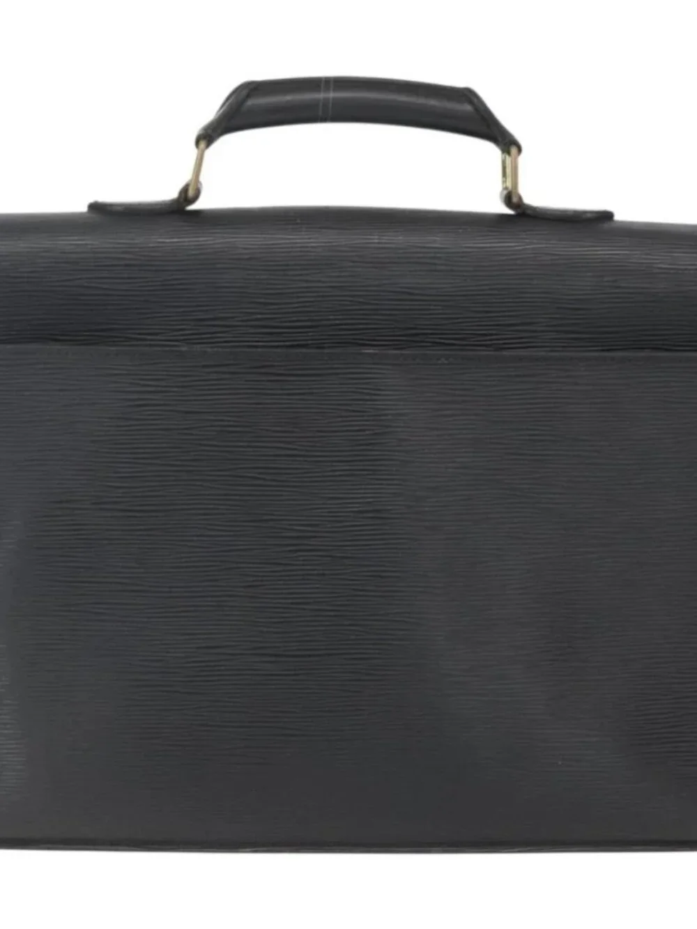 LOUIS VUITTON Epi ServietteConseiller Business Bag Black M54422 LV Auth ka1353